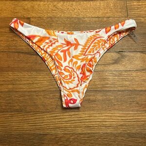 Red/Orange bathing suit bottoms size large from SHEIN